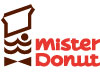 The logo of Mister Donuts