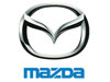 The logo of Mazda Motor