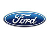 The logo of Ford Motor
