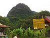 A photo of Pha Ngeun Mountain (Signboard)