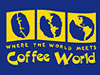 The logo of Coffee World